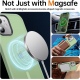 HappyCase Ημιδιάφανη Σκληρή Θήκη MagSafe - Apple iPhone 12 / 12 Pro - Matte Green (8719246412127)