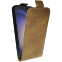 Rosso Element Vertical Flip Case - Flip Θήκη Πορτοφόλι Samsung Galaxy S23 - Brown (8719246406942)