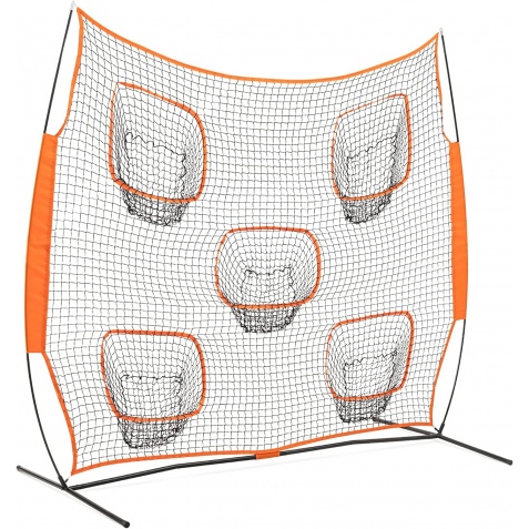 Navaris Quarterback Handball Net 8'x8' - Πτυσσόμενο Δίχτυ Προπόνησης για Ποδόσφαιρο - Χάντμπολ με Θήκη Μεταφοράς - 2.4m (57809.4)