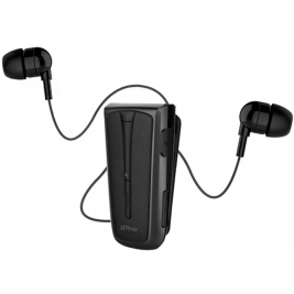 iPro Bluetooth Headset RH219s - Μονό Ασύρματο Bluetooth Ακουστικό MultiPoint με Δεύτερο Αποσπώμενο Ακουστικό - Black / Gray (RH219SBLSMGR)