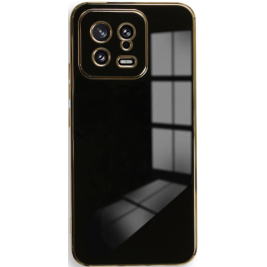 Bodycell Gold Plated - Θήκη Σιλικόνης Xiaomi 13 - Black (5206015069857)