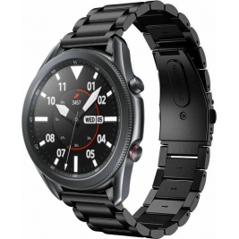 Tech-Protect Μεταλλικό Λουράκι (22mm) Stainless Samsung Galaxy Watch 3 45mm - Black (0795787713495)