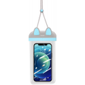 Usams US-YD010 Kitty Universal Waterproof Mobile Bag - Αδιάβροχη Θήκη για Κινητά έως 7'' - IPX8 - Turquoise / Gray (6958444971568)