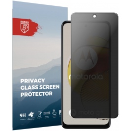 Rosso Tempered Glass Privacy - Αντιχαρακτικό Γυαλί Προστασίας Απορρήτου Οθόνης Motorola Moto G73 (8719246387067)