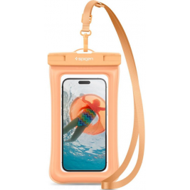 Spigen A610 Aqua Shield Universal Waterproof Floating Case - Αδιάβροχη Θήκη για Κινητά / Smartphones έως 6.8'' - IPX8 - Apricot (ACS06011)
