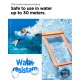 Spigen A610 Aqua Shield Universal Waterproof Floating Case - Αδιάβροχη Θήκη για Κινητά / Smartphones έως 6.8'' - IPX8 - Apricot (ACS06011)