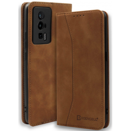 Bodycell Θήκη - Πορτοφόλι Xiaomi Poco F5 Pro - Brown (5206015021787)