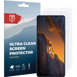 Rosso Ultra Clear Screen Protector - Μεμβράνη Προστασίας Οθόνης - Xiaomi Poco F5 - 2 Τεμάχια (8719246401107)