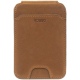Rosso Deluxe MagSafe Wallet - Δερμάτινη MagSafe Θήκη - Πορτοφόλι για Κάρτες / Αναδιπλούμενη Βάση - Brown (8719246399022)