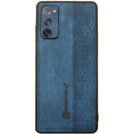 Bodycell Pattern Leather - Σκληρή Θήκη Samsung Galaxy S20 FE - Blue (5206015068713)