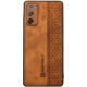 Bodycell Pattern Leather - Σκληρή Θήκη Samsung Galaxy S20 FE - Brown (5206015068720)