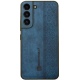 Bodycell Pattern Leather - Σκληρή Θήκη Samsung Galaxy S21 FE 5G - Blue (5206015068737)