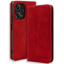 Bodycell Θήκη - Πορτοφόλι Xiaomi Poco F5 - Red (5206015021718)