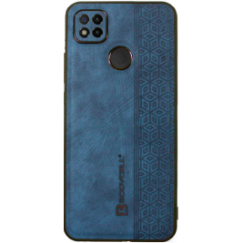 Bodycell Pattern Leather - Σκληρή Θήκη Xiaomi Redmi 9C - Blue (5206015068935)