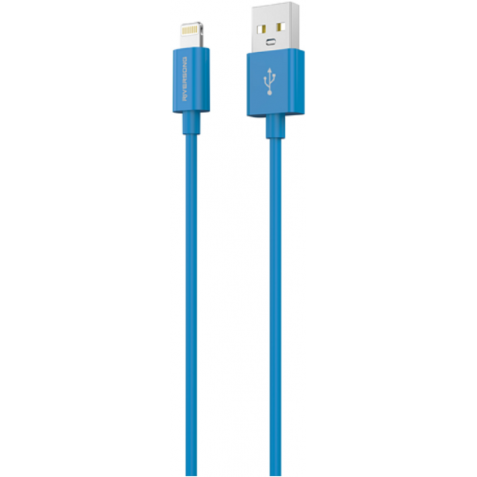 Riversong Lotus 08 - Καλώδιο Φόρτισης και Μεταφοράς Δεδομένων 3A USB σε Lightning - 120cm - Blue (CL71BU)