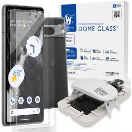 Whitestone Dome Glass - Liquid Optical Clear Adhesive - Installation Kit - Σύστημα Προστασίας Οθόνης Google Pixel 7 - 1 x Μεμβράνη Κάμερας - 2 Τεμάχια (8809365407323)
