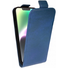 Rosso Element Vertical Flip Case - Flip Θήκη Πορτοφόλι Apple iPhone 14 - Blue (8719246406980)