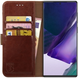 Rosso Element PU Θήκη Πορτοφόλι Samsung Galaxy Note 20 Ultra - Brown (8719246252631)