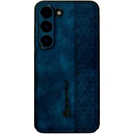 Bodycell Pattern Leather - Σκληρή Θήκη Samsung Galaxy S23 - Blue (5206015068812)