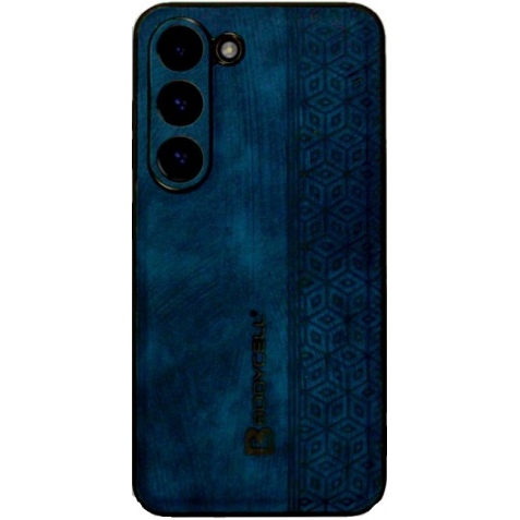 Bodycell Pattern Leather - Σκληρή Θήκη Samsung Galaxy S23 - Blue (5206015068812)
