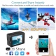 Action Camera PROtech V8 4K 60fps EIS Touch Screen WiFI -black
