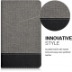 KW Θήκη Huawei MediaPad M3 8.4 - PU Leather and Canvas Protective Cover - Grey / Black (40749.02)
