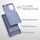 KWmobile Soft Flexible Rubber Cover - Θήκη Σιλικόνης Oppo Find X3 Lite - Lavender Grey (55201.130)