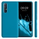 KWmobile Θήκη Σιλικόνης Oppo Find X2 Neo - Soft Flexible Rubber Cover - Caribbean Blue (53089.224)