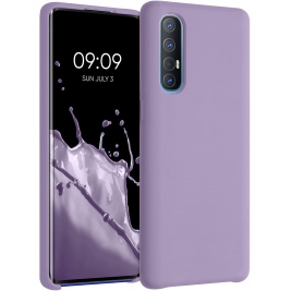 KWmobile Θήκη Σιλικόνης Oppo Find X2 Neo - Soft Flexible Rubber Cover - Violet Purple (53089.222)