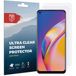 Rosso Ultra Clear Screen Protector - Μεμβράνη Προστασίας Οθόνης - Oppo Reno5 Lite - 2 Τεμάχια (8719246342530)