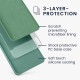 KWmobile Soft Flexible Rubber Cover - Θήκη Σιλικόνης Honor X8 4G - Forest Green (58397.166)
