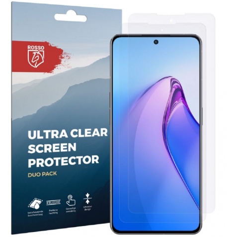 Rosso Ultra Clear Screen Protector - Μεμβράνη Προστασίας Οθόνης - Oppo Reno8 Pro - 2 Τεμάχια (8719246375613)