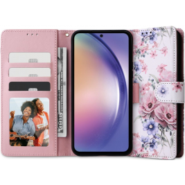Tech-Protect Wallet - Θήκη Πορτοφόλι Xiaomi Redmi 12 - Blossom Flower (9490713936238)