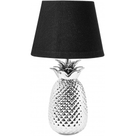 Navaris Table Lamp Pineapple - Επιτραπέζιο Φωτιστικό Ανανάς - 40cm - Silver / Black (49151.67.01)