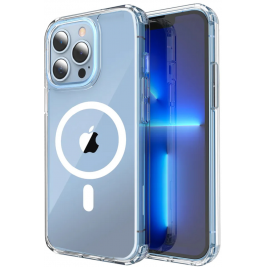 Techsuit MagSafe Pro - Σκληρή Διάφανη Θήκη MagSafe - Apple iPhone 13 Pro Max - Transparent (5949419002272)