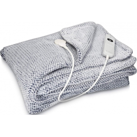 Navaris Electric Heating Blanket - Ηλεκτρική Θερμαινόμενη Πλενόμενη Κουβέρτα με Χρονοδιακόπτη για Αυτόματη Απενεργοποίηση - 180 x 130 cm - 120W - Coral Blue (45274.09.01)