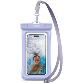 Spigen A610 Aqua Shield Universal Waterproof Floating Case - Αδιάβροχη Θήκη για Κινητά / Smartphones έως 6.8'' - IPX8 - Aqua Blue (ACS06009)