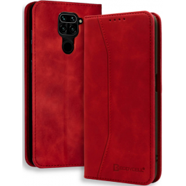 Bodycell Θήκη - Πορτοφόλι Xiaomi Redmi Note 9 - Red (5206015059681)