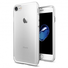 Spigen Θήκη TPU Liquid Crystal Apple iPhone SE 2022 / 2020 / 8 / 7 - Crystal Clear (042CS20435)