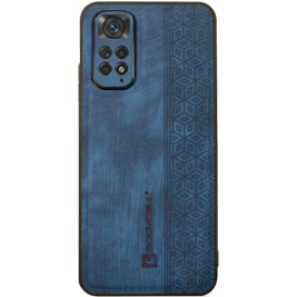 Bodycell Pattern Leather - Σκληρή Θήκη Xiaomi Redmi Note 11 / 11S - Blue (5206015068874)