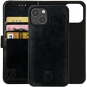 Rosso Element 2 in 1 - PU Θήκη Πορτοφόλι Apple iPhone 15 Plus - Black (8719246401398)