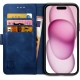 Rosso Element PU Θήκη Πορτοφόλι Apple iPhone 15 Plus - Blue (8719246401329)