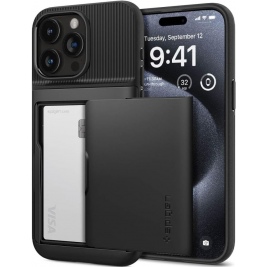 Spigen Slim Armor CS Θήκη Apple iPhone 15 Pro - Black (ACS06728)