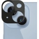 Rosso Camera Lens Protector - Προστατευτικό Κάλυμμα Κάμερας - Apple iPhone 15 / 15 Plus - Black (8719246409516)