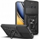 Tech-Protect Camshield Pro - Ανθεκτική Θήκη Realme 11 Pro / 11 Pro Plus με Κάλυμμα για την Κάμερα - Μεταλλικό Ring Holder - Black (9319456605020)