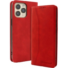 Bodycell Θήκη - Πορτοφόλι Apple iPhone 15 Pro - Red (5206015049446)