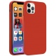Crong Color Θήκη Premium Σιλικόνης Apple iPhone 12 / 12 Pro - Red (CRG-COLR-IP1261-RED)