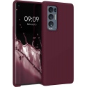 KWmobile Soft Flexible Rubber Cover - Θήκη Σιλικόνης Oppo Find X3 Neo - Tawny Red (55200.190)