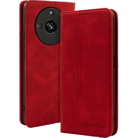 Bodycell Θήκη - Πορτοφόλι Realme 11 Pro - Red (5206015026317)