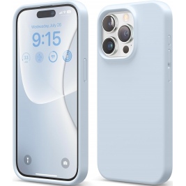 Elago Silicone Case - Premium Θήκη Σιλικόνης Apple iPhone 15 Pro - Light Blue (ES15SC61PRO-LBL)